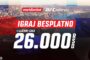 UZMI 26.000 RSD I KLADI SE NA MEČEVE UFC FIGHT NIGHT-A BESPLATNO!