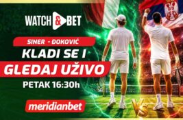 SVI SU ČEKALI OVU INFORMACIJU: Evo gde možete gledati epski meč Đokovića i Sinera i kako da odmah uzmete 26.000 dinara!