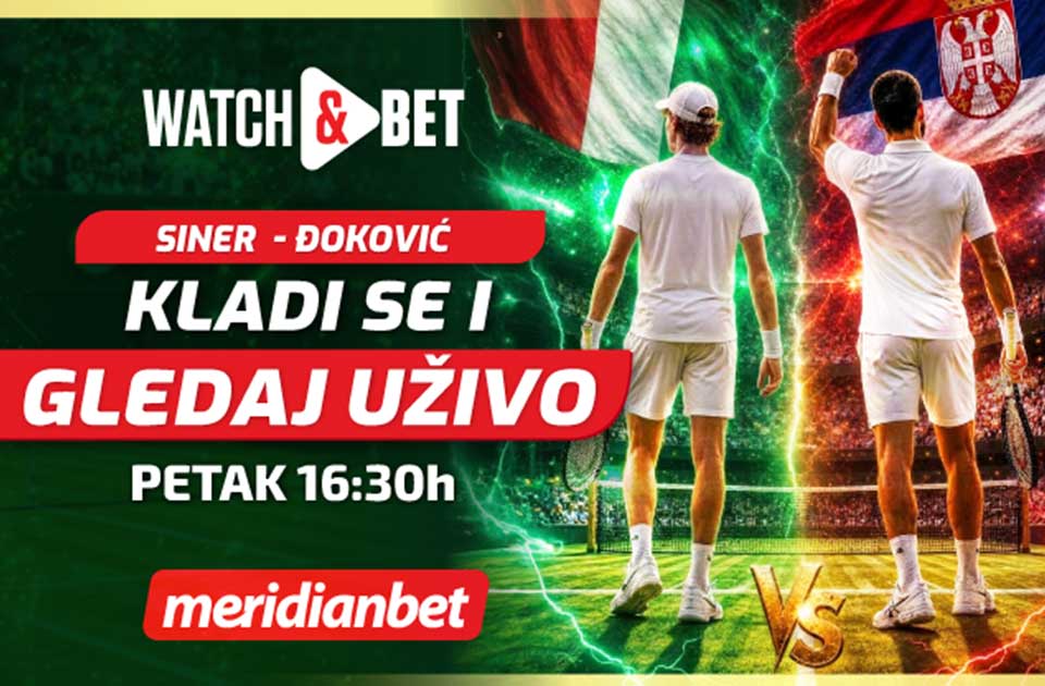 SVI SU ČEKALI OVU INFORMACIJU: Evo gde možete gledati epski meč Đokovića i Sinera i kako da odmah uzmete 26.000 dinara! SVI SU ČEKALI OVU INFORMACIJU: Evo gde možete gledati epski meč Đokovića i Sinera i kako da odmah uzmete 26.000 dinara!