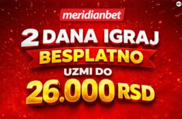 Meridianbet ti poklanja neverovatnih 26.000 dinara bonusa dobrodošlice!