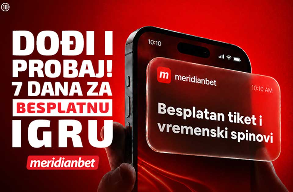 STIGAO JE NOVI BONUS DOBRODOŠLICE: Ne biraj između sporta i slota – Meridianbet donosi najbolje od oba sveta! STIGAO JE NOVI BONUS DOBRODOŠLICE: Ne biraj između sporta i slota – Meridianbet donosi najbolje od oba sveta!
